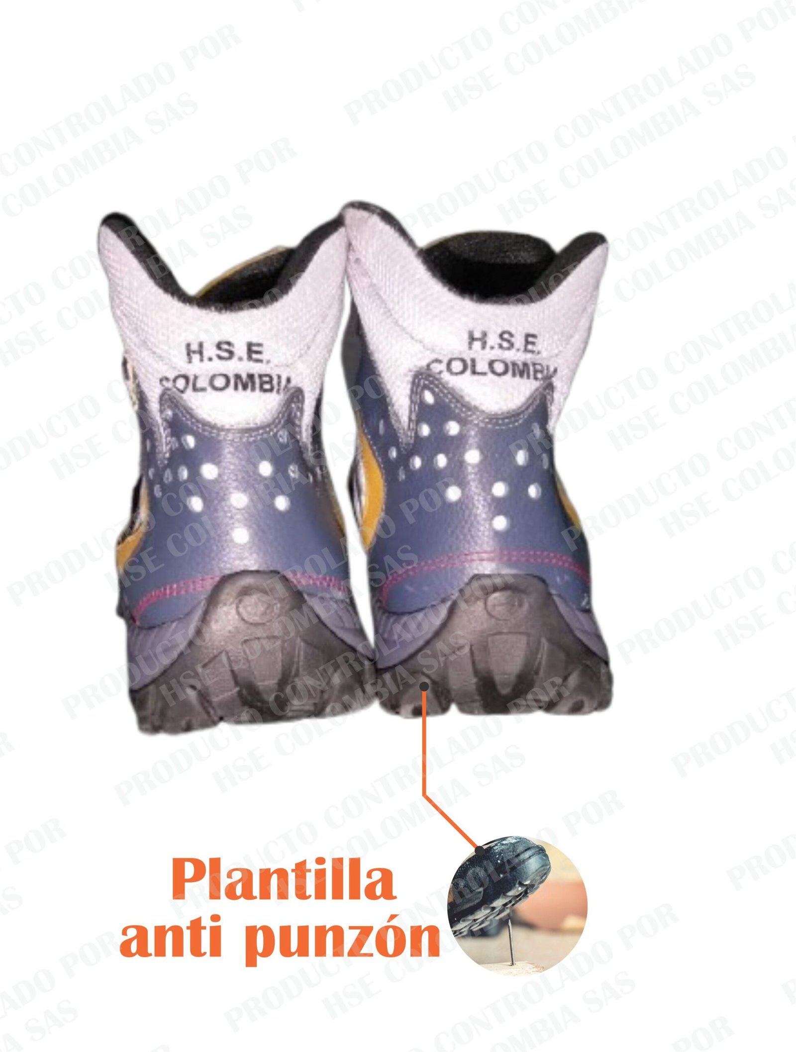 Botas de Seguridad Antipunzón y Dieléctricas - CODIGO: 3501 - Imagen 4