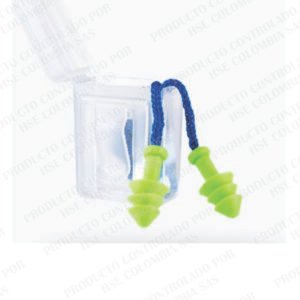 Protector Auditivo de Inserción en Silicona Reutilizable | HSE Colombia-CODIGO: 3875