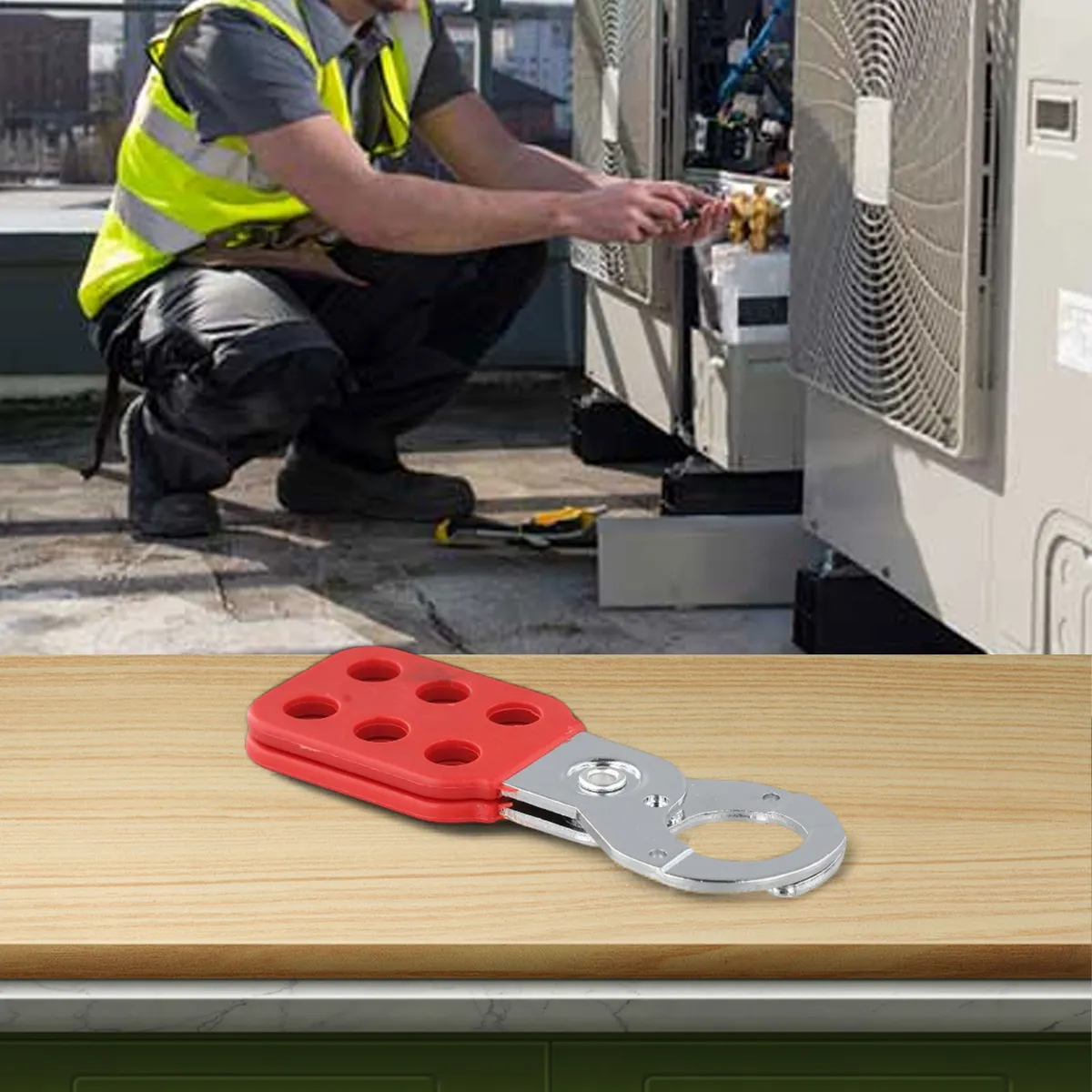 Candado De Nylon Y Acero Para Tareas De Seguridad - Imagen 3